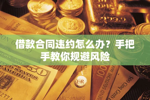 济南借款合同违约怎么办？手把手教你规避风险