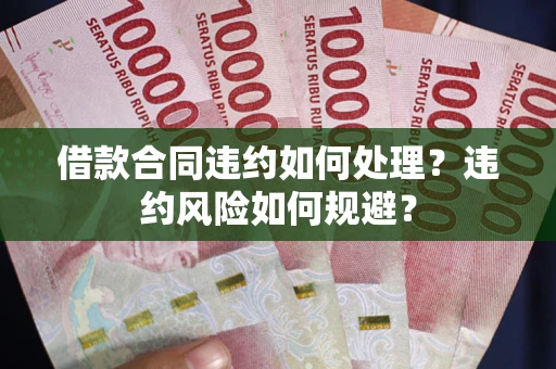 济南借款合同违约如何处理？违约风险如何规避？