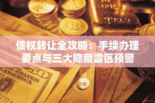 济南债权转让全攻略：手续办理要点与三大隐藏雷区预警