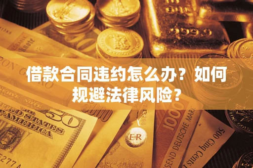 济南借款合同违约怎么办？如何规避法律风险？